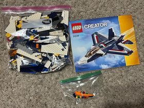 LEGO CREATOR: Blue Power Jet (31039) All pieces included. Deconstructed. USED