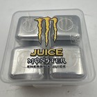 Monster Energy & Juice Set Of Four  Stainless Steel Reusable Ice Cubes RARE