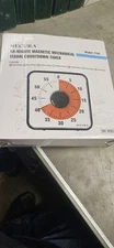 Secura 60-Minute Visual Countdown Timer, 7.5-Inch Oversize Classroom-Brand New!!