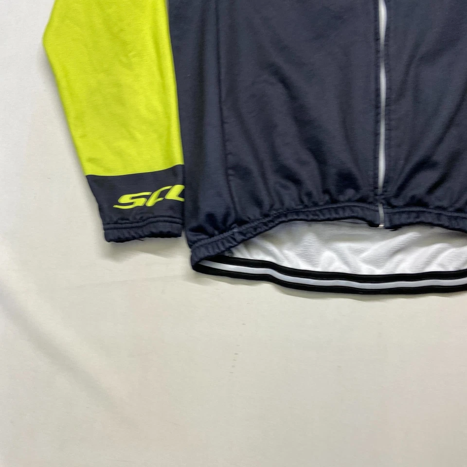 Chaqueta de Ciclismo Scott RC Para Hombre Grande Verde Negro Cortavientos Protección Softcon Foto 3 de 4