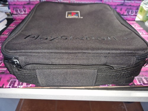 SONY PS1 PSX BORSA PORTA CONSOLE 1° MODELLO FAT ORIGINALE COME NUOVA RARISSIMA - Foto 7 di 21