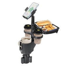 Car Large Cup Holder Expander, 5-in-1 Cupholder Extender with Phone C/ 5-in-1 