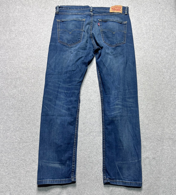Levis 507 Slim Boot Cut Jeans Mens 36 X 32 Medium Wash Blue Denim