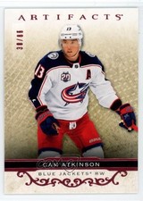 2021-22 Upper Deck Artifacts Rose 30/65 Cam Atkinson #44 1e7g