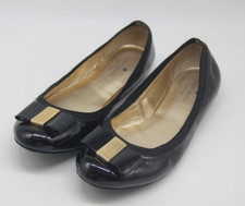 Kate Spade NEW YORK Patent Leather Black Ballerina Ballet Flats Women's Sz 8 M