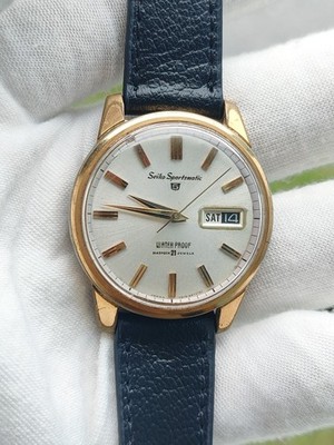 Vintage Seiko SPORTMATIC 6619-8970 21 Jewels GP (1970s) Automatic Men Watch !!