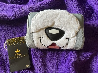Loungefly Disney Cinderella Zip-Around Wallet, Small Gray/White