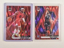(2) GRANT/MONK 2024-25 MOSAIC PRIZM RED SEISMIC /299 #75 #127 KINGS Q4386