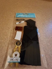 Jolee's Boutique~Black Cap and Gown~Dimensional Stickers for scrapbooking/crafts