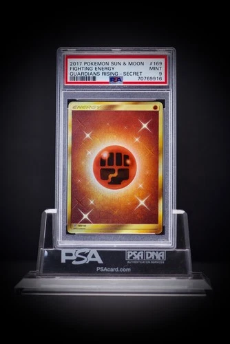 2017 Pokemon Sun & Moon 169 FA Fighting Energy Guardians Rising Secret PSA 9