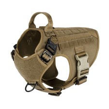 ICEFANG Tactical Dog Harness for Medium Dogs Reflective No Pull Dog Vest with
