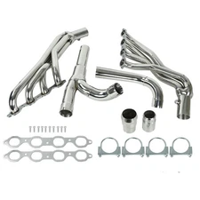 Stainless Header & Y-Pipe Kit For 2014–2017 Chevy Silverado GMC Sierra 1500 6.2L