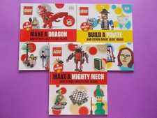 Lego Be Inspired / Build & Play Ideas x 3 - Dragon Pirate Mighty Mech - Like New