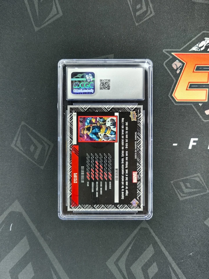 2023-24 Upper Deck Marvel Annual CYCLOPS Hologram /23 - Image 2 of 2
