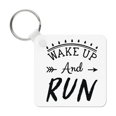 Wake Up And Run Run Runner Schlüsselanhänger Schlüsselanhängsel Laufen Marathon lustig