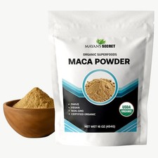 Mayan's Secret - Maca Root Powder Organic 1lb, Parve, Vegan, Non-GMO