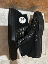 PF Flyers Made In USA Size 10.5us RARE BLACKED OUT COLORWAY