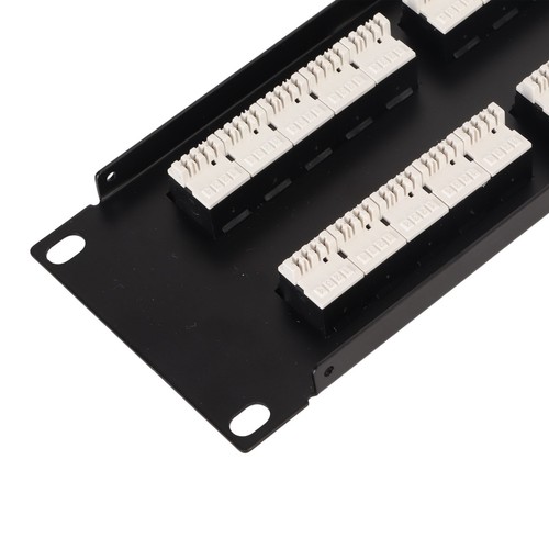 CAT3 50 Ports Network Patch Panel Plug And Play RJ11 Network Patch Panel For CB - Afbeelding 2 van 22