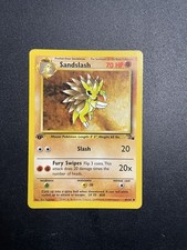 Sandslash | 41/62 | Fossil | 1st Edition | Pokemon Card | NM