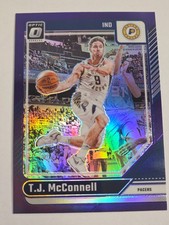 TJ McConnell - #67 Blue Prizm  - 2024-25 Donruss Optic