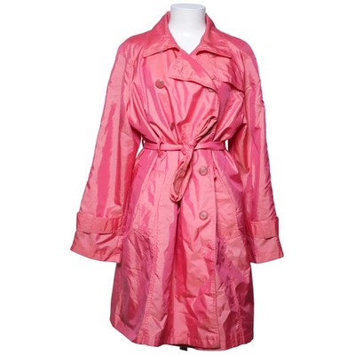 Trenchcoat, Damen, Größe: 42, Pink, Polyamid/Polyester #w3D