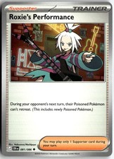 ROXIE'S PERFORMANCE 081/086 UNCOMMON CHAOS RISING POKEMON NEAR MINT