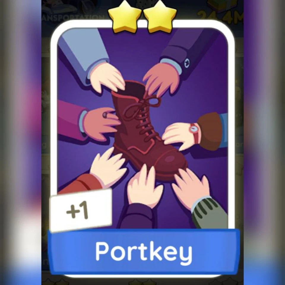 1 x Portkey sticker (⭐⭐) set 6 - Mono_poly_ Go sticker (Fast sending)