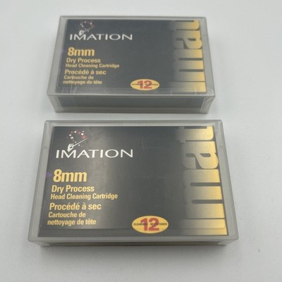 Imation 8mm Video Head Cleaner Hi8 Digital8 Video8 Dry Cleaning Cartridge Sealed