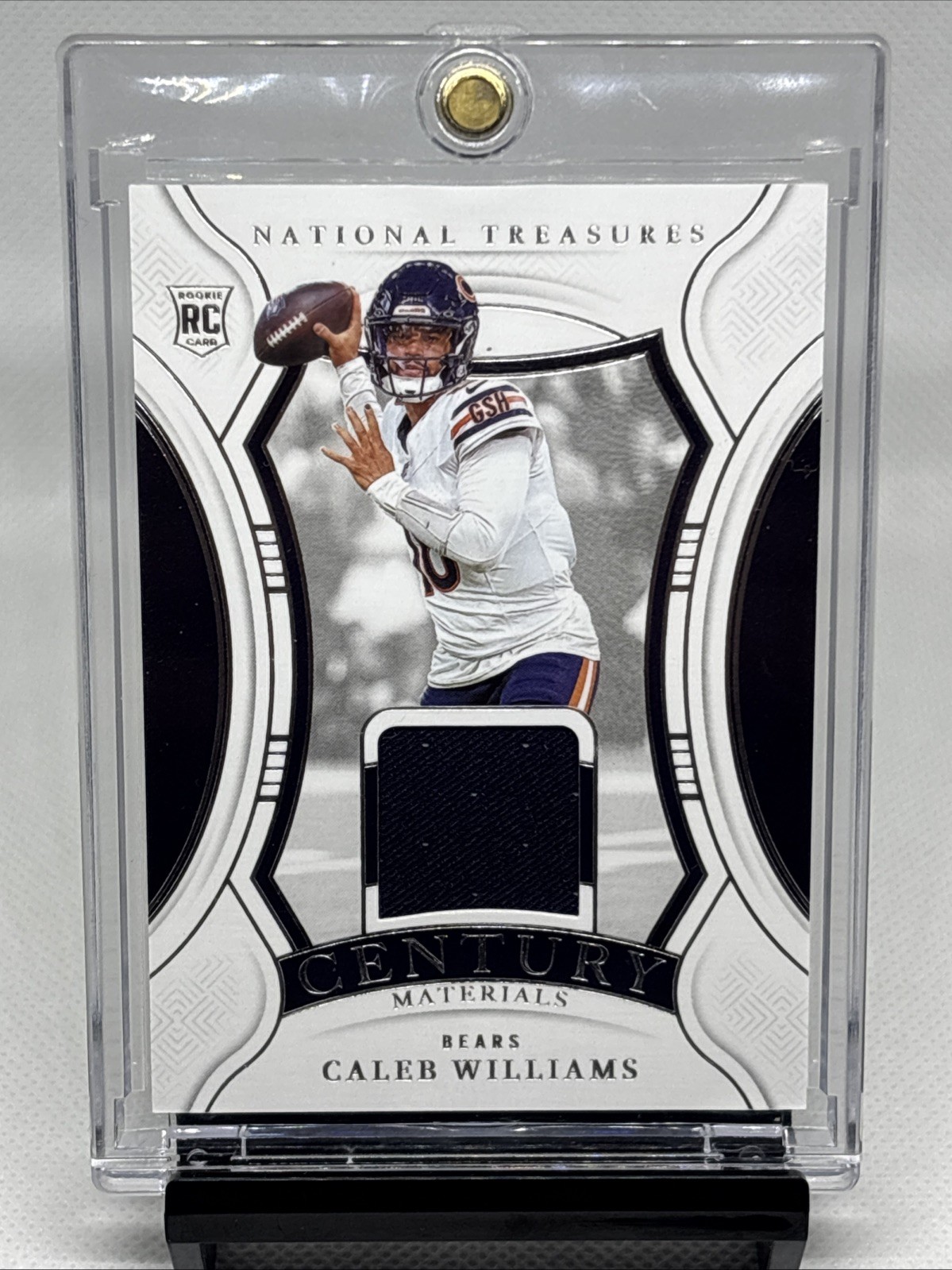 2024 National Treasures Century Materials Caleb Williams /99 Bears Jersey RC NM+