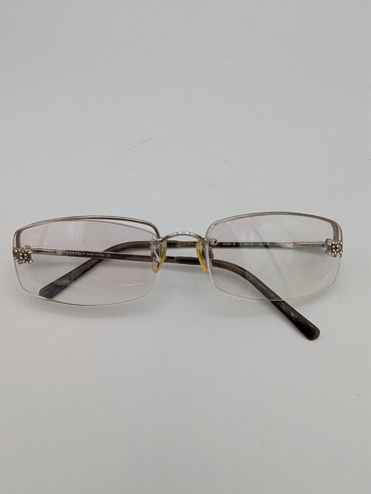 Gafas Chanel Sin Montura Modelo 4093-B Color C124/61 Talla 56-16 Foto 3 de 4