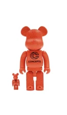 Bearbrick x Concepts Orange Lobster 100% & 400% Set - SEALED BOX