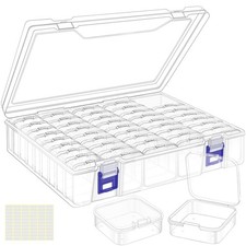 Bead Organizer Box, 46Pcs Small Bead Organizers and Storage