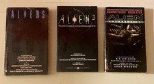 Lot Of 3 PBs Aliens,  Alien 3  Alien Resurrection Alan Dean Foster A.C. Crispin