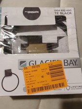 NEW Glacier Bay Lorent Towel Ring MATTE BLACK - 1004 892 490 BTH-086-114  sw 