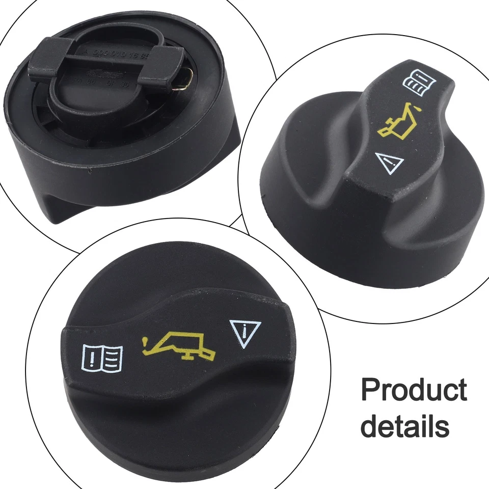 Brand New Oil Filler Cap Engine Oil Cover Replacement Vehicle 0000101685 - Image 2 of 4