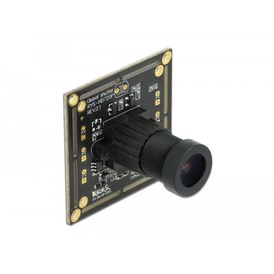 Delock USB 2.0 Kameramodul mit Global Shutter schwarz/weiß 0,92 MP 36° Fixfokus