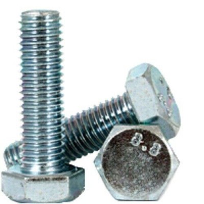 M12-1.75 X 100MM DIN 933 Coarse Hex Cap Screw 8.8 Zinc Plated 175 Pieces