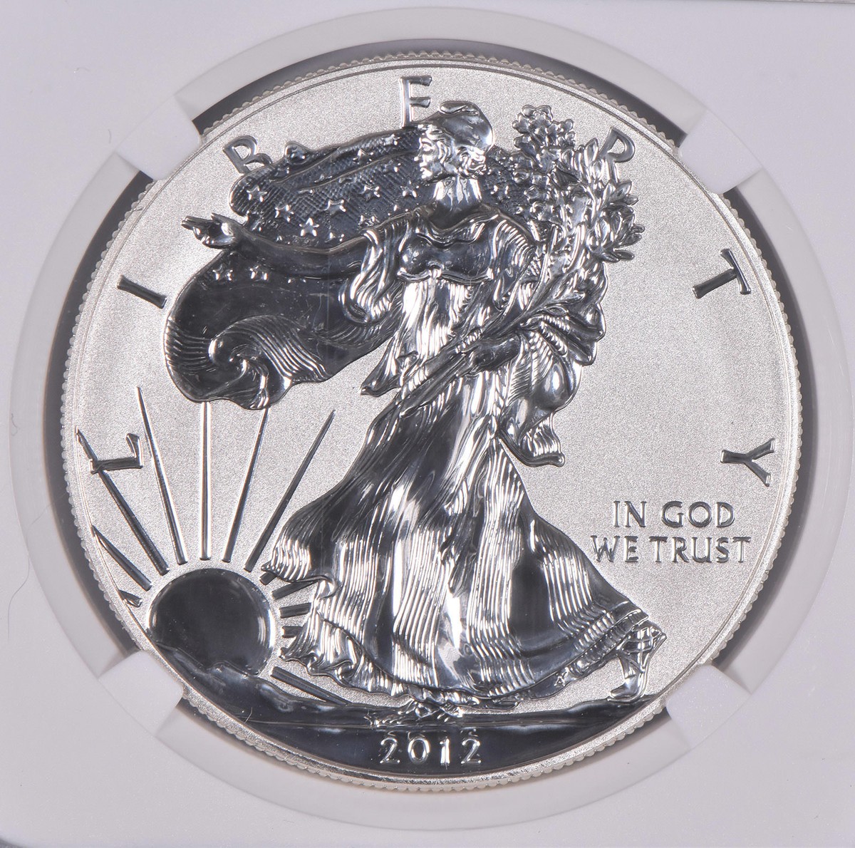 2012-S PF70 Reverse American Silver Eagle San Francisco Set