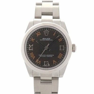 ROLEX Oyster Perpetual 177200 Gray Case Size 31.0mm Used Watch