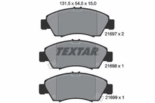 For Textar 2169701 Brake Pad Set, Disc Brake