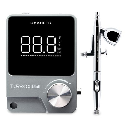 Airbrush Kit Dual Action 0.35mm 18 Gear Air Control Ultra Quiet Gaahleri GHAD-39