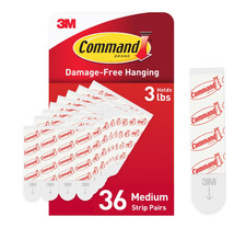 Command Medium Refill Strips, 36 Command Stri...