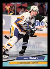 Craig Janney #187 1992-93 Ultra St. Louis Blues Hockey