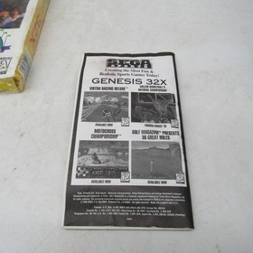 GOLF Magazine Presents 36 Great Holes Starring Fred Couples (Sega 32X) Complete