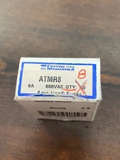 BOX OF 8 FERRAZ SHAWMUT ATMR8 8A 600V FAST ACTING FUSE ATMR-8 FUSES - NEW