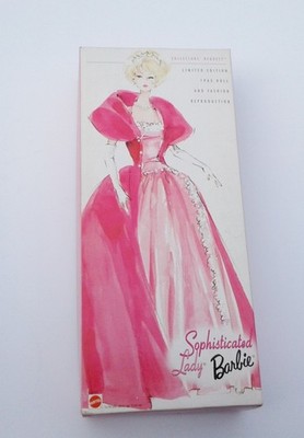 SOPHISTICATED LADY BARBIE VINTAGE REPRODUCTION EMPTY BOX STORAGE DISPLAY NO DOLL