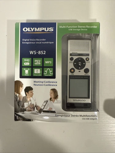 New Olympus Ws-852 4gb Digital Multi-Function Stereo Voice Recorder M