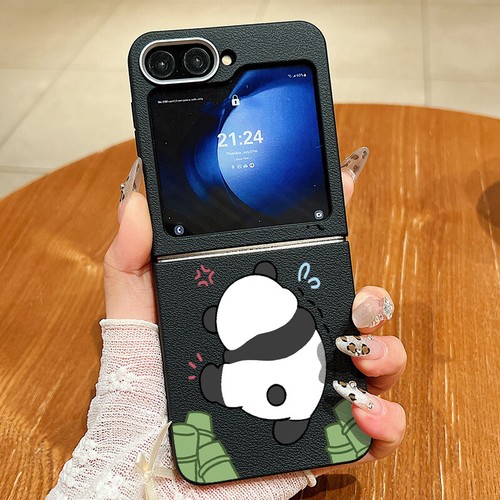 Magnetic Leather Cute Case For Samsung Galaxy Z Flip6 Flip5 Flip4 Magsafe Cover - Picture 3 of 16