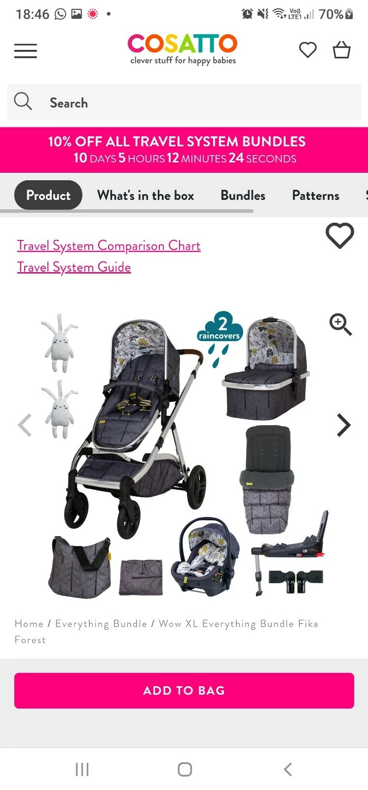 Casatto Giggle Pram
