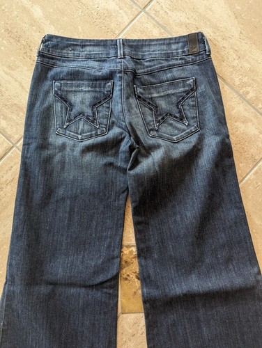 NEW People's Liberation Sienna 26 x 34 Wide Leg Trouser Star Pockets Tall Jeans - Picture 4 of 18